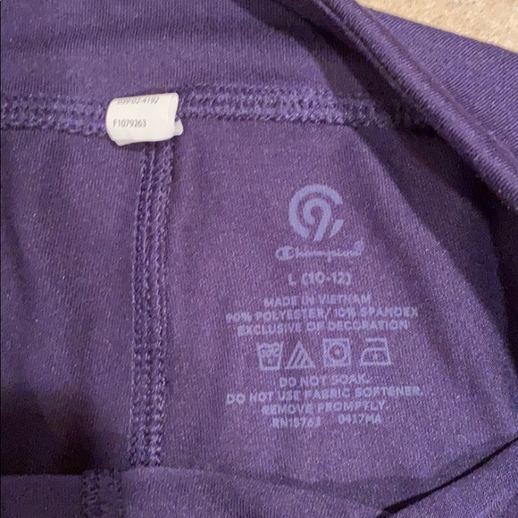 2 pair girls champion shorts size medium 10/12 - Picture 3 of 4